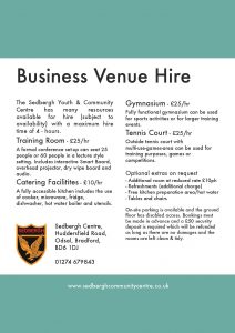 business venue hire