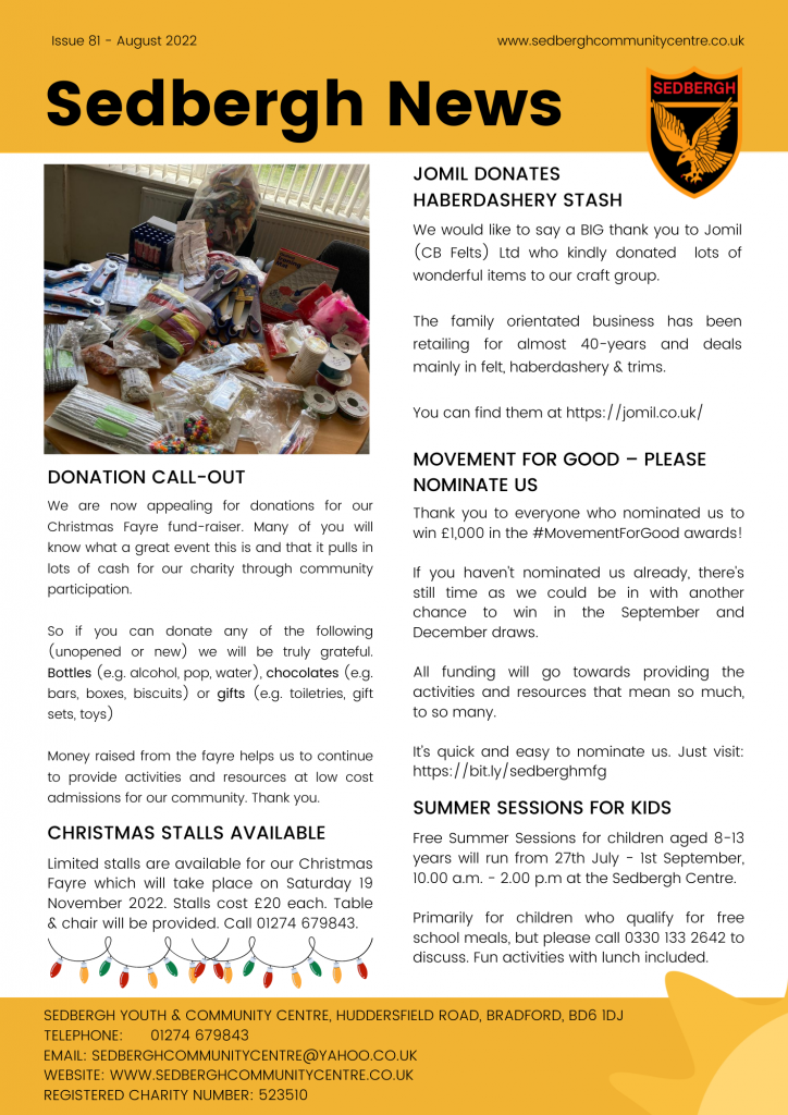 August Newsletter Page 2