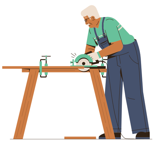 man shed