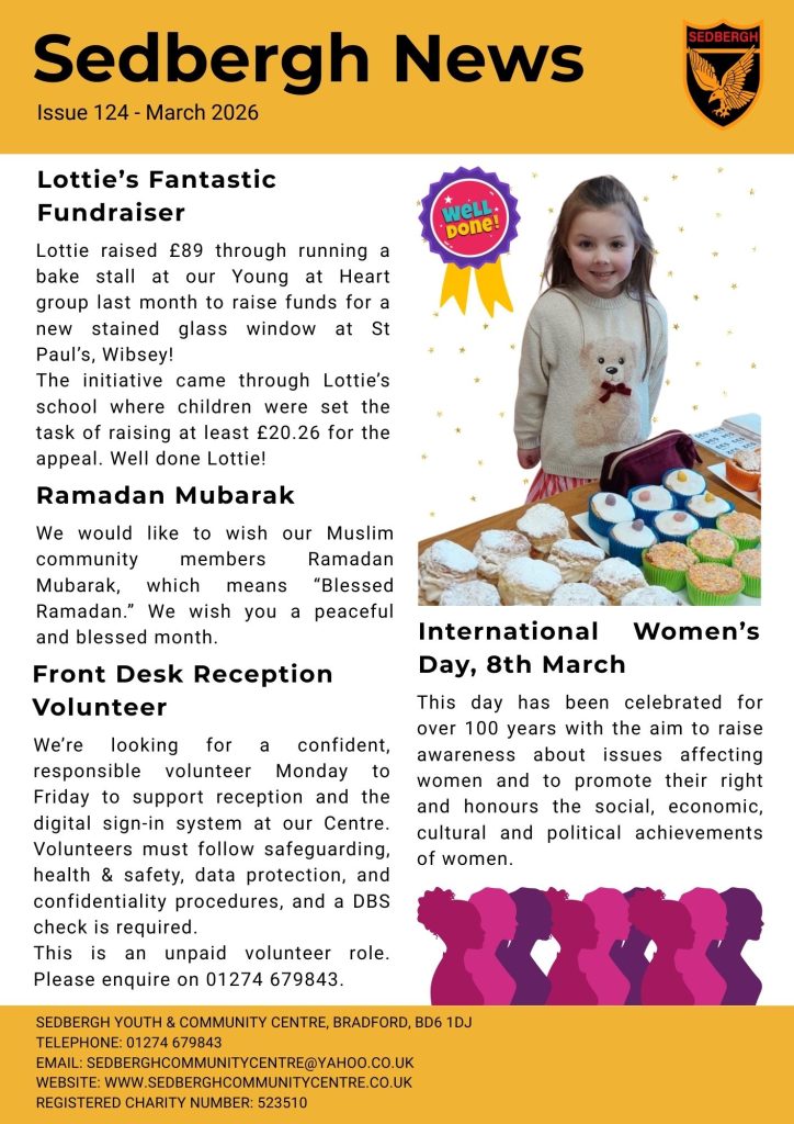 Lottie's fundraiser, Volunteer wanted for reception. Call 01274679843 for details.